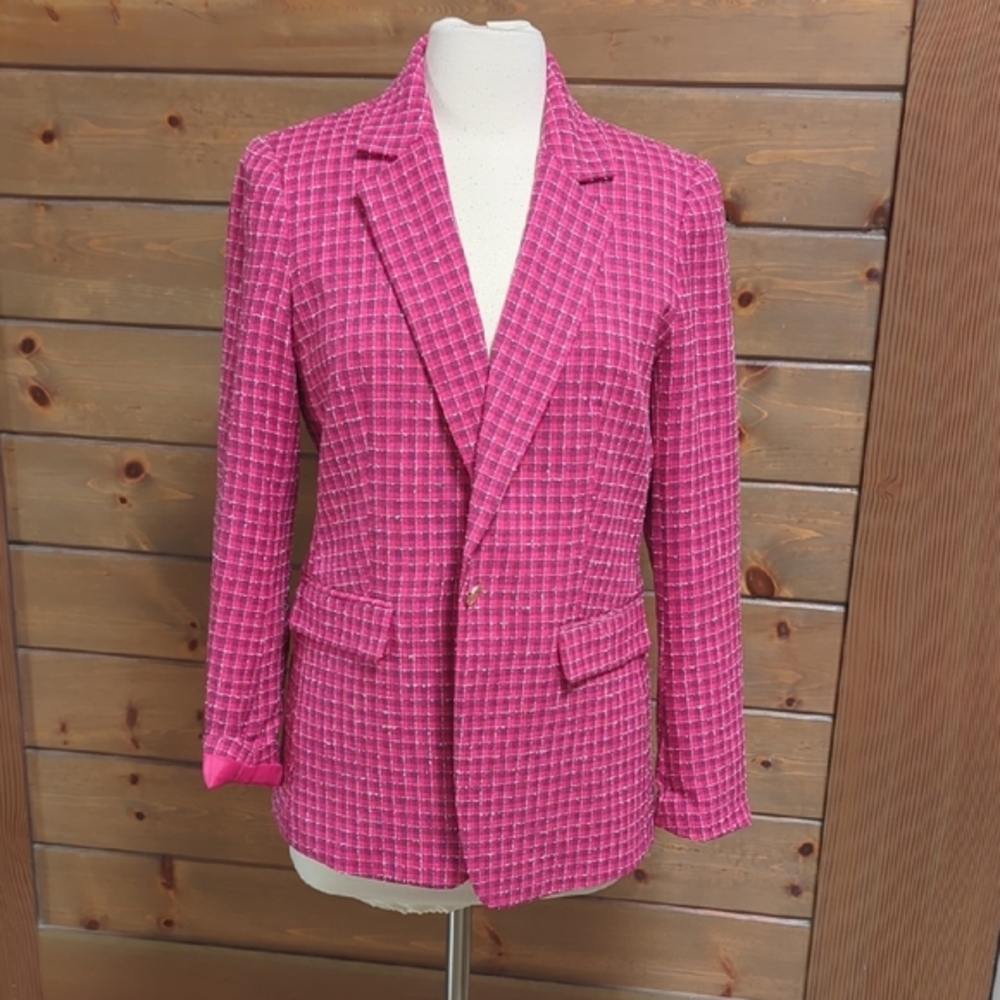 Anne Klein Hot Pink Blazer